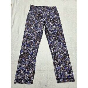 Lululemon Align High-Rise Crop  21" Leggings - Nulu -  Flower Burst - Size 6